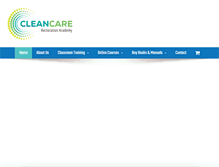 Tablet Screenshot of cleancareseminars.net